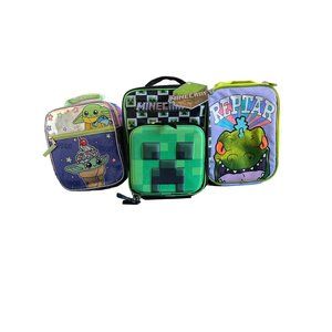 (3 for 45)All Over Print Thermos Insulated Antimicrobial Lunch Box